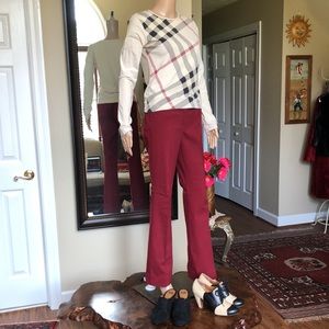 Limited Drew Fit Rich Brick Red Stretch Pant